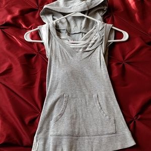 Cute Grey Hooded Tee